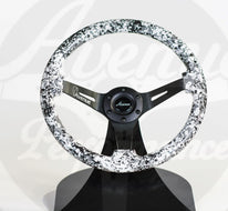 AVENUE ARCTIC DIGI CAMO/ BLACK SPOKES HYDRO DIPPED STEERING WHEEL - Avenue Performance