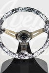 AVENUE ARCTIC DIGI CAMO/ CHROME SPOKES HYDRO DIPPED STEERING WHEEL - Avenue Performance