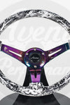 AVENUE ARCTIC DIGI CAMO/ NEOCHROME SPOKES HYDRO DIPPED STEERING WHEEL - Avenue Performance