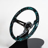 AVENUE BLACK BASE/ MINTY SPLATTER/ CHROME SPOKES STEERING WHEEL (LIMITED EDITION) - Avenue Performance