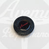 AVENUE BLACK LOGO HORN BUTTON W/ RED LETTERS - Avenue Performance