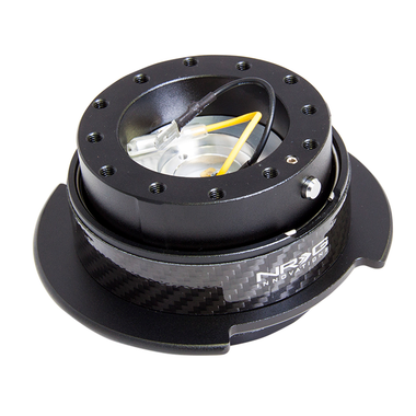 NRG 2.5 SERIES QUICK RELEASE BLACK W/ BLACK CARBON FIBER  SRK 250CF