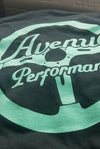 AVENUE PERFORMANCE STEERING WHEEL SHIRT (Black & Minty)