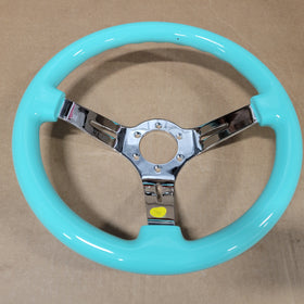 AVENUE MINTY / CHROME SPOKES AS-IS STEERING WHEEL