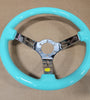 AVENUE MINTY / CHROME SPOKES AS-IS STEERING WHEEL