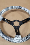 AVENUE WHITE DIGI CAMO BLACK SPOKES AS-IS STEERING WHEEL