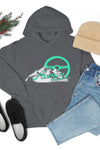 Avenue Mountain Design Unisex Hoodie Minty/ Heather Grey