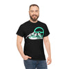 Avenue Mountain Unisex Cotton T-shirt Minty/ Black