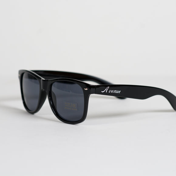 AVENUE PERFORMANCE BLACK LOGO SUNGLASSES