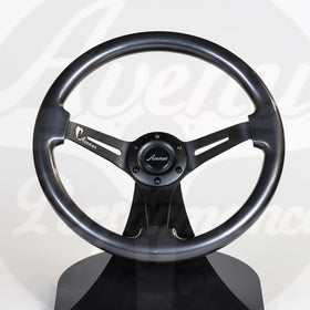 AVENUE TITANIUM/ BLACK SPOKES STEERING WHEEL