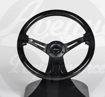 AVENUE RAVEN BLACK/ BLACK SPOKES STEERING WHEEL