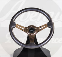 AVENUE TITANIUM W/ BRONZE SPOKES STEERING WHEEL