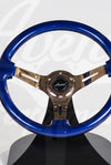 AVENUE DAYTONA BLUE W/ BRONZE SPOKES STEERING WHEEL