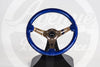 AVENUE DAYTONA BLUE W/ BRONZE SPOKES STEERING WHEEL