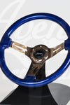 AVENUE DAYTONA BLUE W/ BRONZE SPOKES STEERING WHEEL