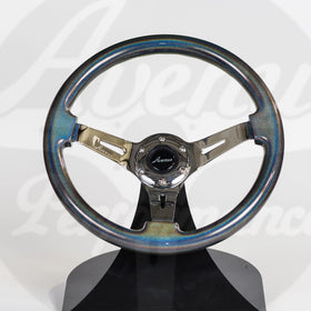 AVENUE STARDUST/ CHROME SPOKE STEERING WHEEL