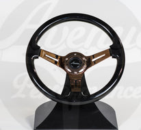 AVENUE RAVEN BLACK W/ BRONZE SPOKES STEERING WHEEL