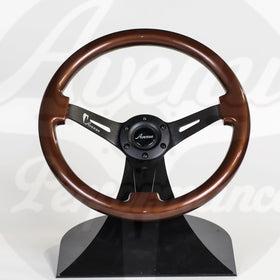 AVENUE COCONUT/ BLACK SPOKES STEERING WHEEL