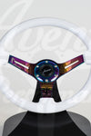 AVENUE COSMIC WHITE/ NEOCHROME SPOKES STEERING WHEEL