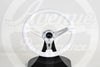 AVENUE COSMIC WHITE/ BRUSHED ALUMINUM SPOKES STEERING WHEEL