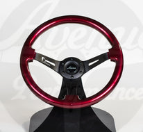 AVENUE CHERRY PEARL/ BLACK SPOKES STEERING WHEEL