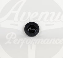 AVENUE LOGO HORN BUTTON W/ WHITE LETTERS