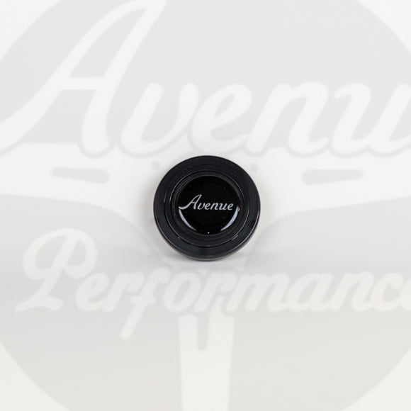 AVENUE LOGO HORN BUTTON W/ WHITE LETTERS