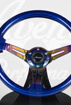 AVENUE DAYTONA BLUE/ NEOCHROME SPOKES STEERING WHEEL