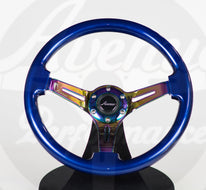 AVENUE DAYTONA BLUE/ NEOCHROME SPOKES STEERING WHEEL