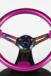 AVENUE PERSIAN PINK/ NEOCHROME SPOKES STEERING WHEEL