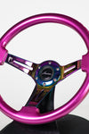AVENUE PERSIAN PINK/ NEOCHROME SPOKES STEERING WHEEL