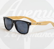 AVENUE PERFORMANCE BLACK & BAMBOO SUNGLASSES