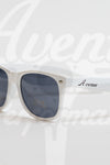 AVENUE PERFORMANCE WHITE LOGO SUNGLASSES