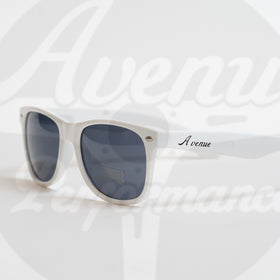 AVENUE PERFORMANCE WHITE LOGO SUNGLASSES