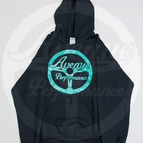 Avenue Performance Steering Wheel Hoodie (Black & Minty)