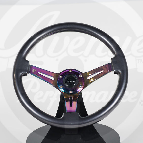 AVENUE TITANIUM/ NEOCHROME SPOKES STEERING WHEEL