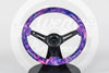 AVENUE GALAXY/ BLACK SPOKES HYDRO DIPPED STEERING WHEEL