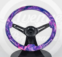AVENUE GALAXY/ BLACK SPOKES HYDRO DIPPED STEERING WHEEL