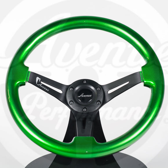 AVENUE KRYPTONITE/ BLACK SPOKES STEERING WHEEL