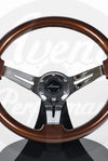 AVENUE COCONUT/ CHROME SPOKES STEERING WHEEL