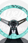 AVENUE MINTY BASE/ BLACK SPLATTER/ CHROME SPOKES STEERING WHEEL (LIMITED EDITION)