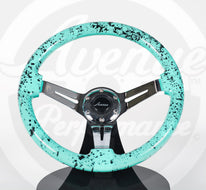 AVENUE MINTY BASE/ BLACK SPLATTER/ CHROME SPOKES STEERING WHEEL (LIMITED EDITION)