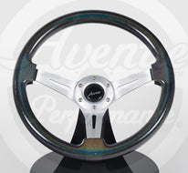 AVENUE STARDUST/ BRUSHED ALUMINUM SPOKES STEERING WHEEL