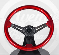 AVENUE CANDY APPLE RED/ BLACK SPOKES STEERING WHEEL