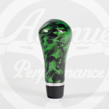 AVENUE GREEN SKULLS POMMEL SHIFT KNOB