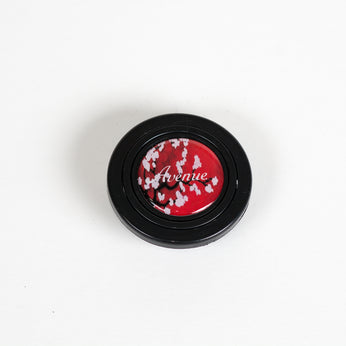 AVENUE RED CHERRY BLOSSOMS HORN BUTTON