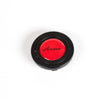 AVENUE RED LOGO HORN BUTTON W/ BLACK LETTERS