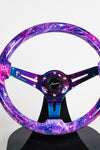 AVENUE GALAXY/ NEOCHROME SPOKES HYDRO DIPPED STEERING WHEEL