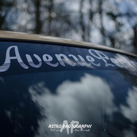 AVENUE PERFORMANCE WHITE WINDSHIELD BANNER