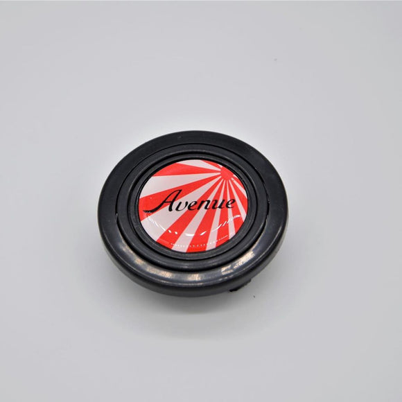 AVENUE LOGO JDM RISING SUN HORN BUTTON